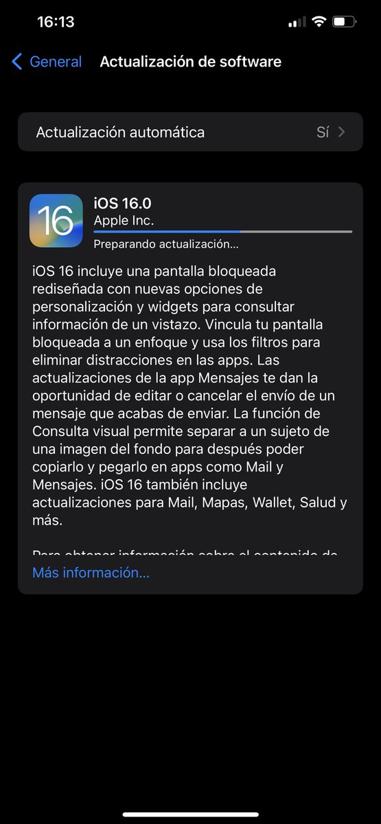 Ya disponible iOS 16 en Chile 🥹