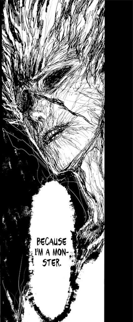 Is there a reason Murata redrew this panel not once, but twice? imo the first one is the best cuz it carried most weight.