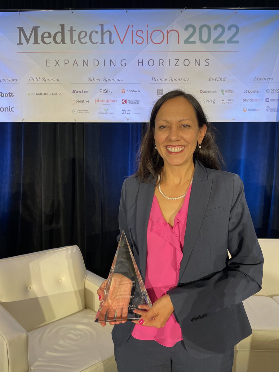 Congratulations to our own <a href="/MiraSahney/">Mira Sahney</a>, Pelvic Health President, on receiving the 2022 Ferolyn Powell Leadership Award from <a href="/MedtechWomen/">MedtechWomen</a>. This award recognizes Mira's ongoing commitment to innovation, mentorship, and advancing diversity in the med tech field.