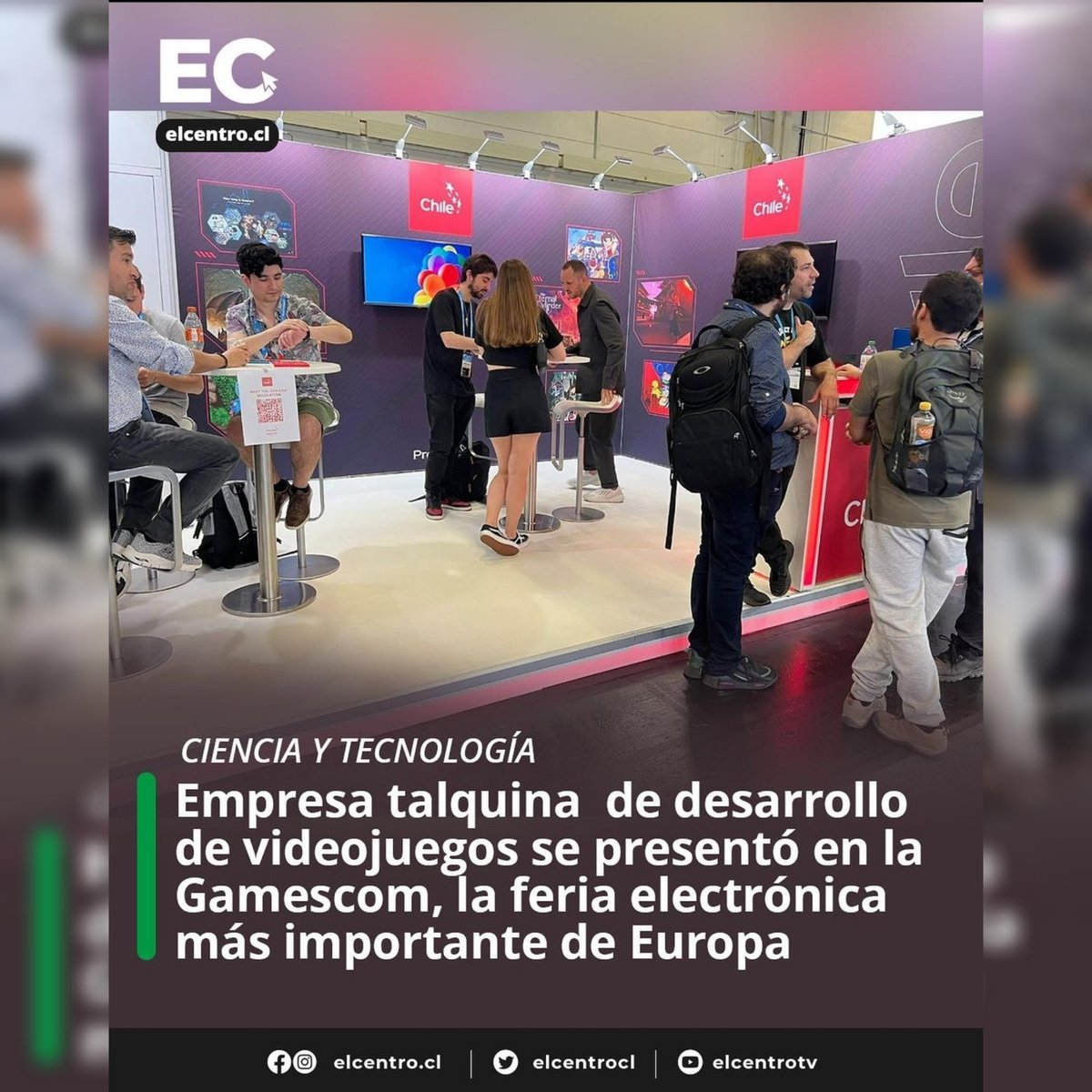 SorgardTeam's tweet photo. @gamescom is over❗After busy days we can finally share some photos of the experience, in addition to thanking @prochilecl for the opportunity and @elcentrocl for the press 📝

#indiedev #xr #seriousgames #software #innovation #gamedev #videogames #gaming #gamedevelopment https://t.co/FULdgtqIPa