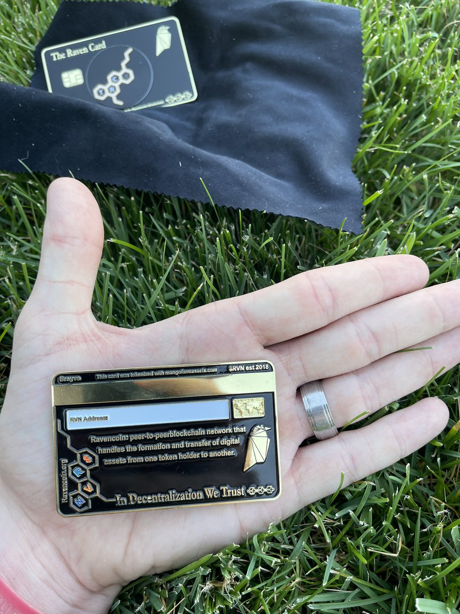 TheRVNCard's tweet photo. 5 secured 500 $RVN back and a chance for their own customized NFC tap tag. 🚨

Get your Raven Card Today! 🤍

#TheRavenCard #Ravencoin https://t.co/r8mWg2dz5i