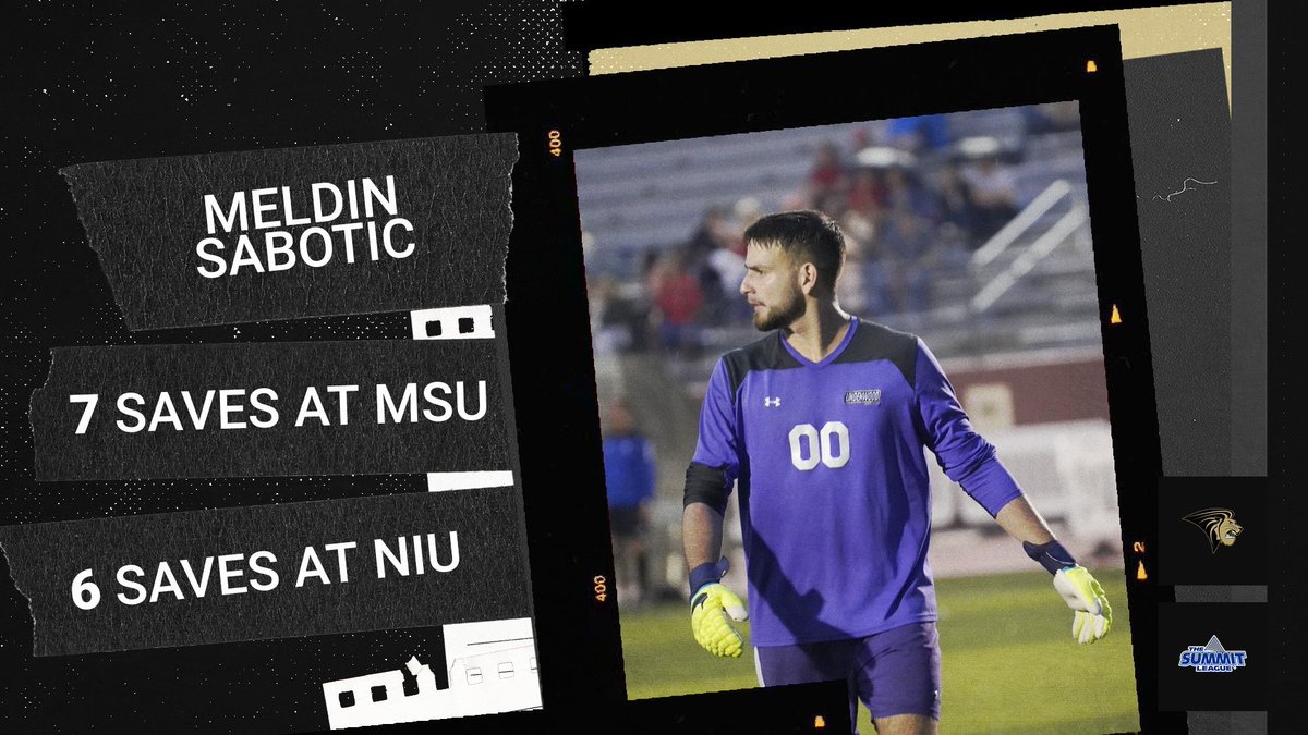 LU_Lions's tweet photo. Meldin Sabotic of the Lindenwood men’s soccer team 🦁⚽️ has earned Summit League Defensive Peak Performer of the Week after making 1️⃣3️⃣ saves in the teams last two matches! 

📕 | https://t.co/OzUKJlzjh2

#NewLevel x #ReachTheSummit https://t.co/zu5w5K8vxi