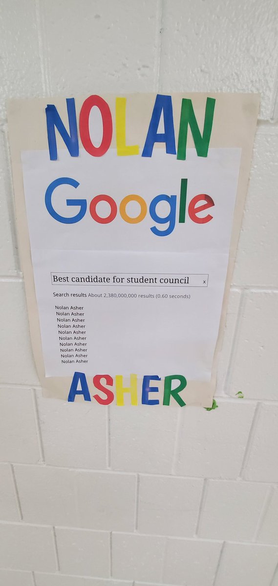 PrincipalTwolf's tweet photo. Election time! Our students are so creative! Here are some examples of student campaign posters. They are so good!
#twolvespride https://t.co/U0tNSEqPF1