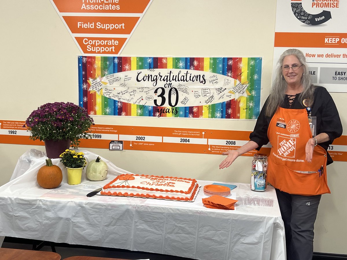 Congratulations to Christie Scott 30 yrs!