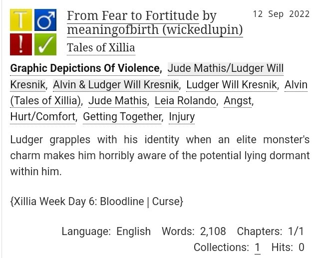wickedlupin's tweet photo. #toxweek2022 Day 6: Bloodline {Curse}

my final late contribution to xillia week!

https://t.co/BIrj2oynNW https://t.co/Q7o9ch5Kx6