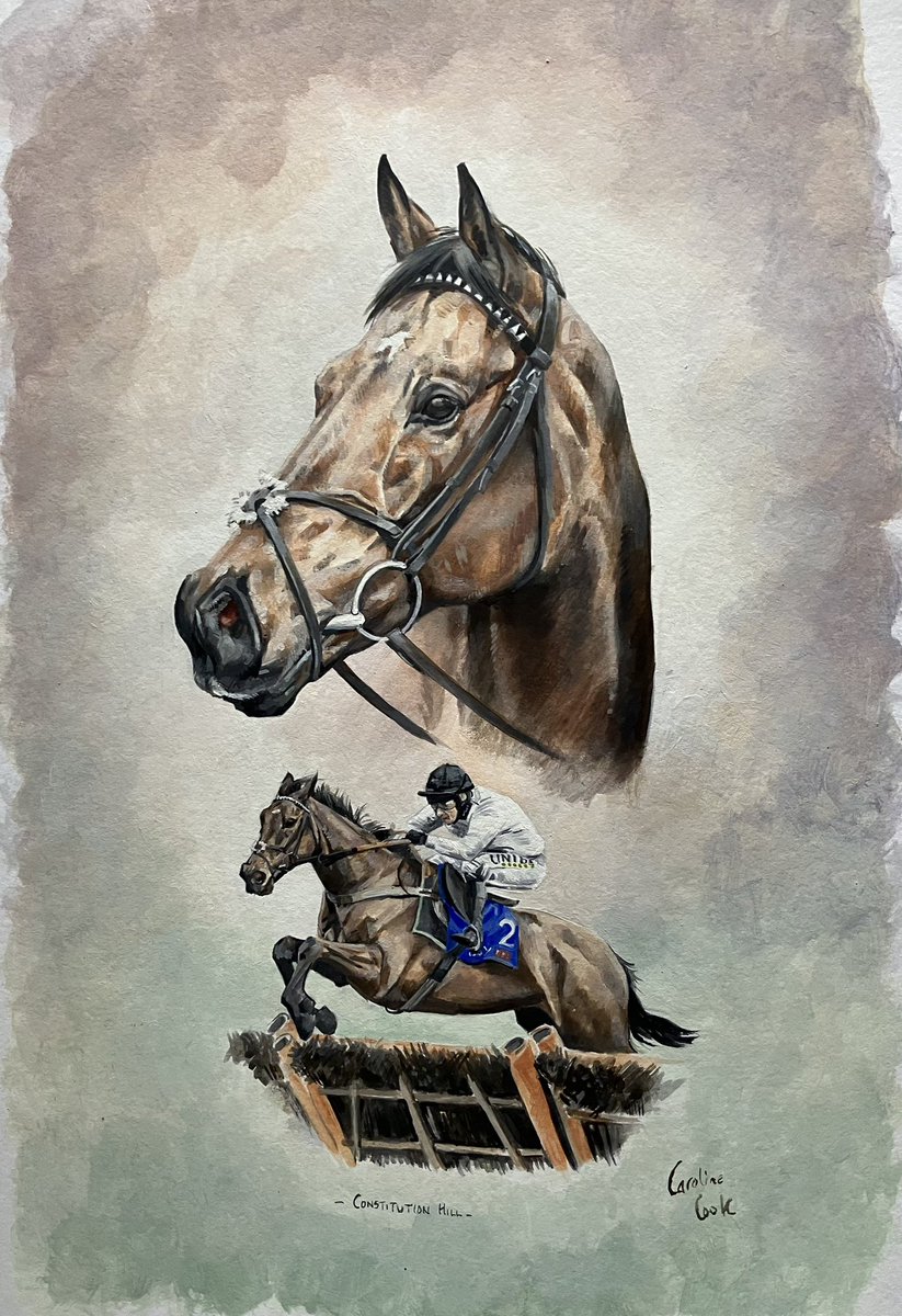 horseart1's tweet photo. New painting. #ConstitutionHill https://t.co/hqQZ8B0TnS