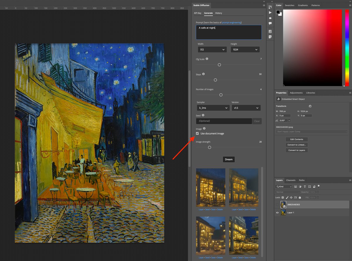 Look what's coming to the <a href="/StableDiffusion/">Stable Diffusion</a> #Photoshop plugin this week.