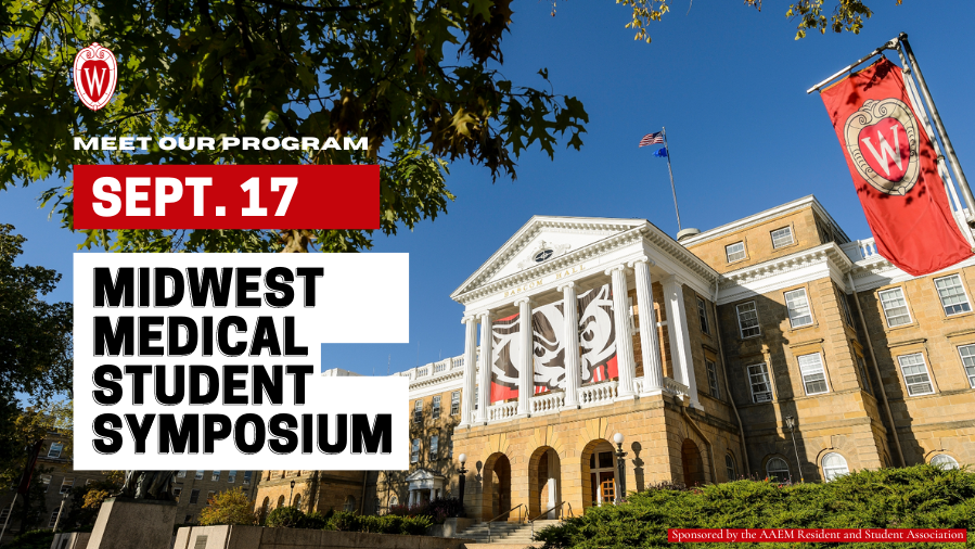 MadtownEM's tweet photo. We're looking forward to meeting #EMBound medical students this week at the @AAEMRSA Midwest Medical Student Symposium! 🧑🏿⚕️👩🏻⚕️👨🏼⚕️🩺
👥 Register to chat with us this Saturday, Sept. 17:
https://t.co/Lk2nyAZuU3 #MMSS22 #Match2023 https://t.co/RC4svkqSFv