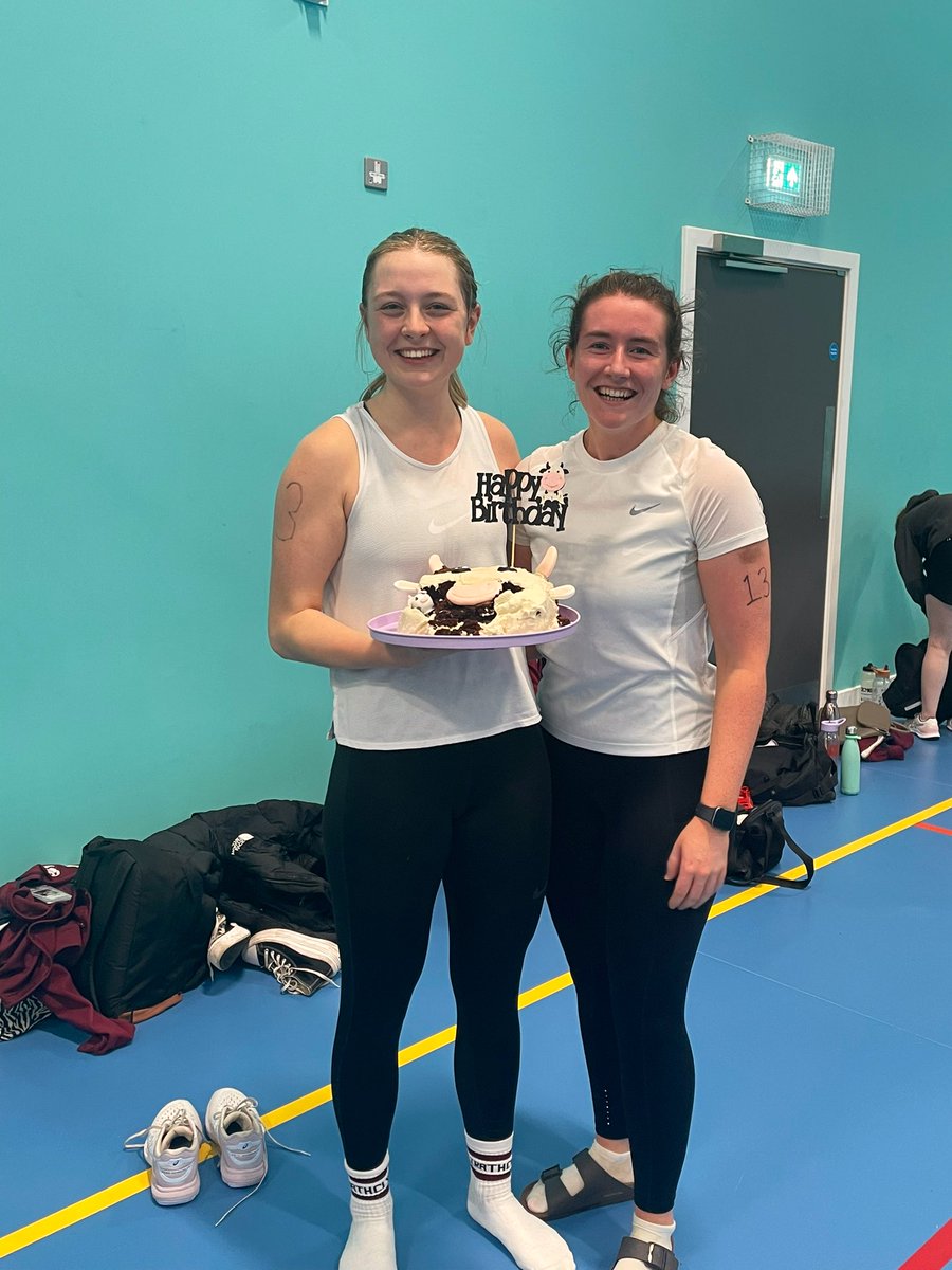 RachNelson1's tweet photo. When you have uni trials but it’s also your 21st birthday!
@strathnetball #SayMoo #WeBleedMaroon https://t.co/A0lgJtr0io