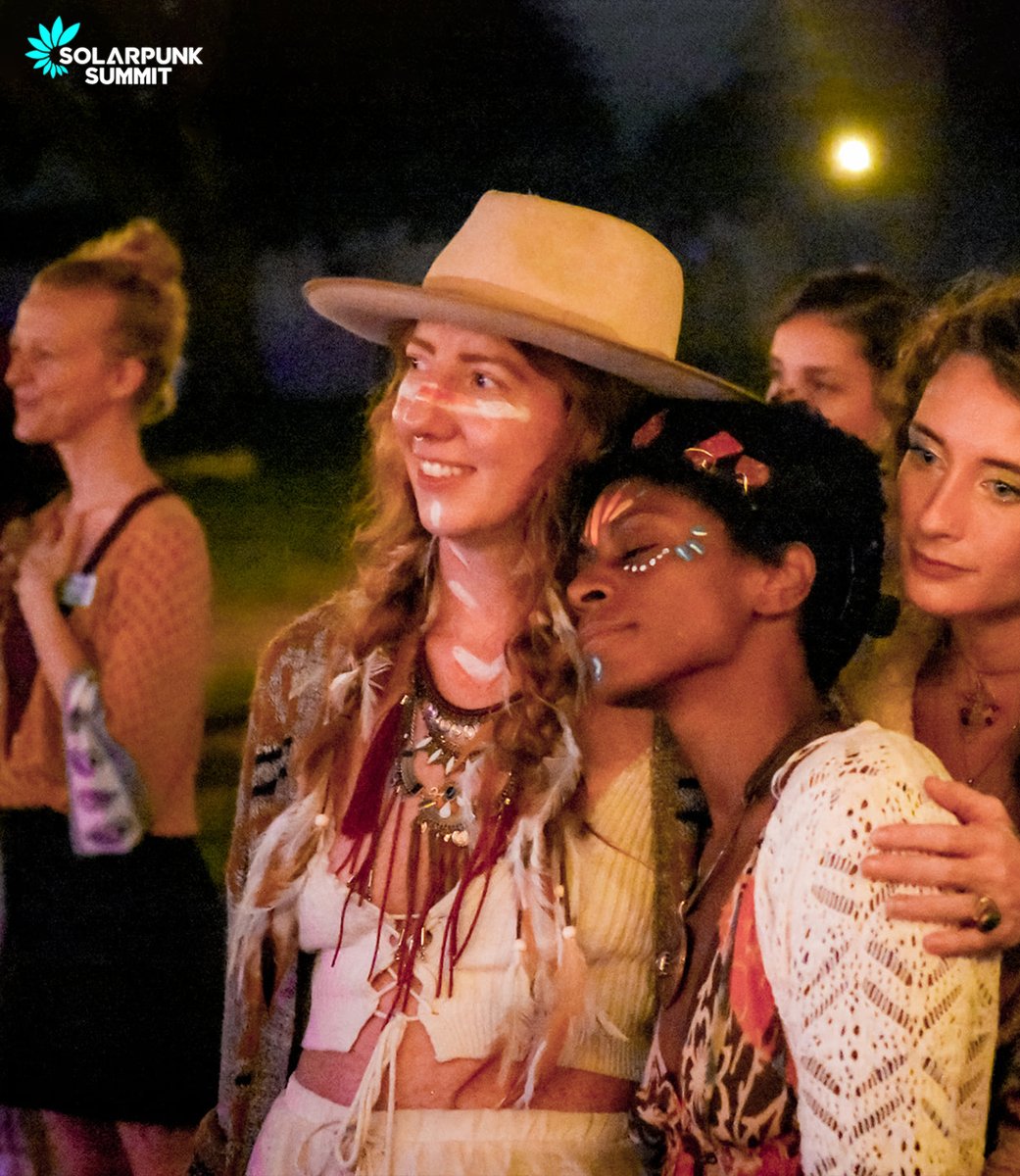 SolarpunkSummit's tweet photo. Create and celebrate with us at #SolarpunkSummit Oct. 6-9, near #AustinTX. Be immersed in our Evening #Musical and #Artist #Performances, share your magic at our #OpenMic Night and Elemental #Costume #Festival, and enjoy so much more. Details at https://t.co/GhYCHLHarI. https://t.co/Xz2ep6k4oL