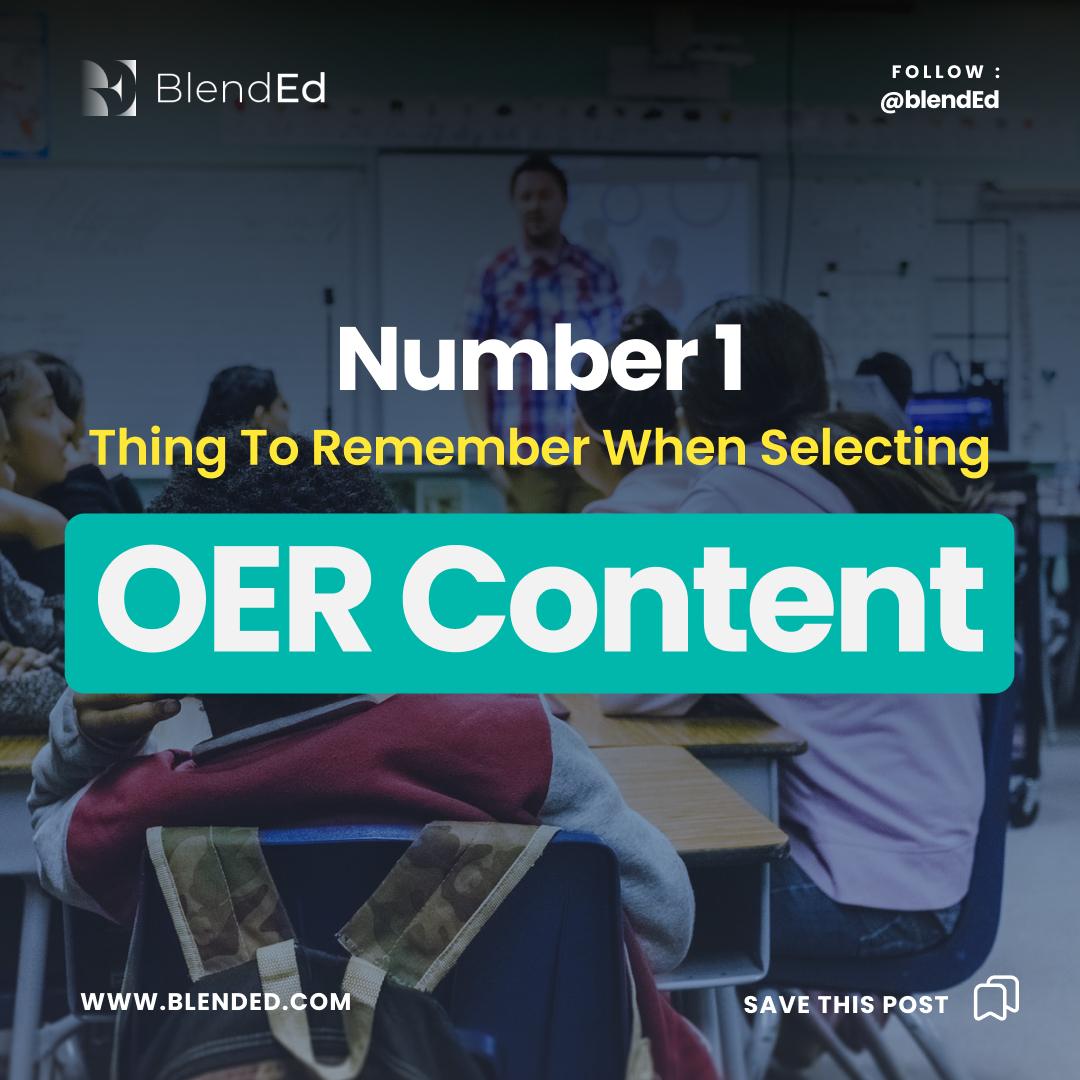blendedcourse's tweet photo. Remember to:

1- Check the reliability of the online resources you are adding to your course,

2- Check the rights and permissions to see if it is legally possible to add to your course,

3- Check the adaptability of the content with what you are teaching this semester. https://t.co/f09LwCzVzb