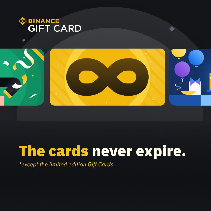 binance's tweet photo. Reasons to use #Binance Gift Card:
 
🔸 Give crypto to anyone, anytime, anywhere.
🔸 Zero fees
 
And more ⤵️