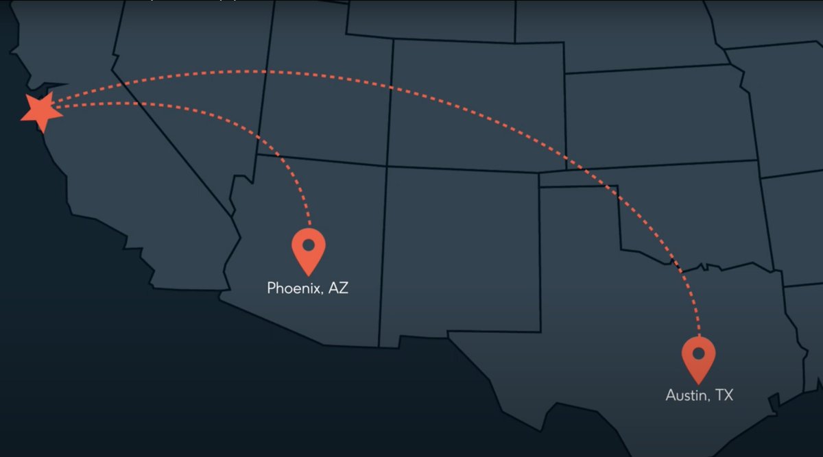 Some fun news - @Cruise is bringing driverless rides to Austin and Phoenix later this year.