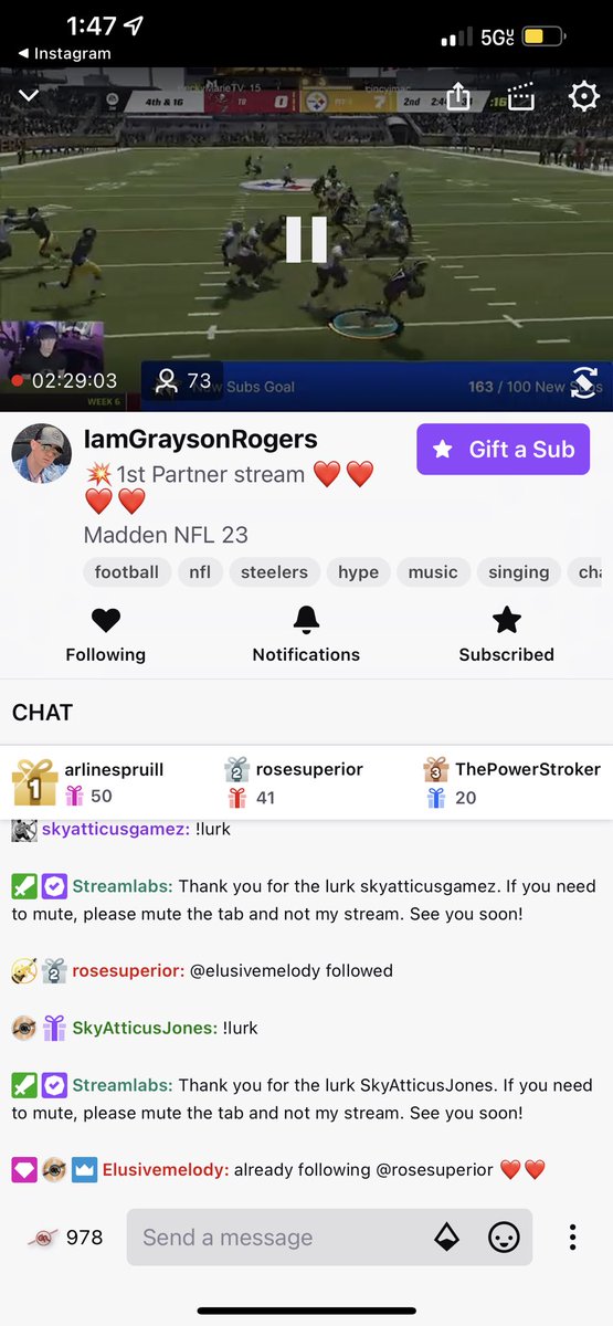 _catpackattack's tweet image. So proud of the amazing growth to PARTNER!!!!  @ImGraysonRogers please watch, follow, and hit that notification button!