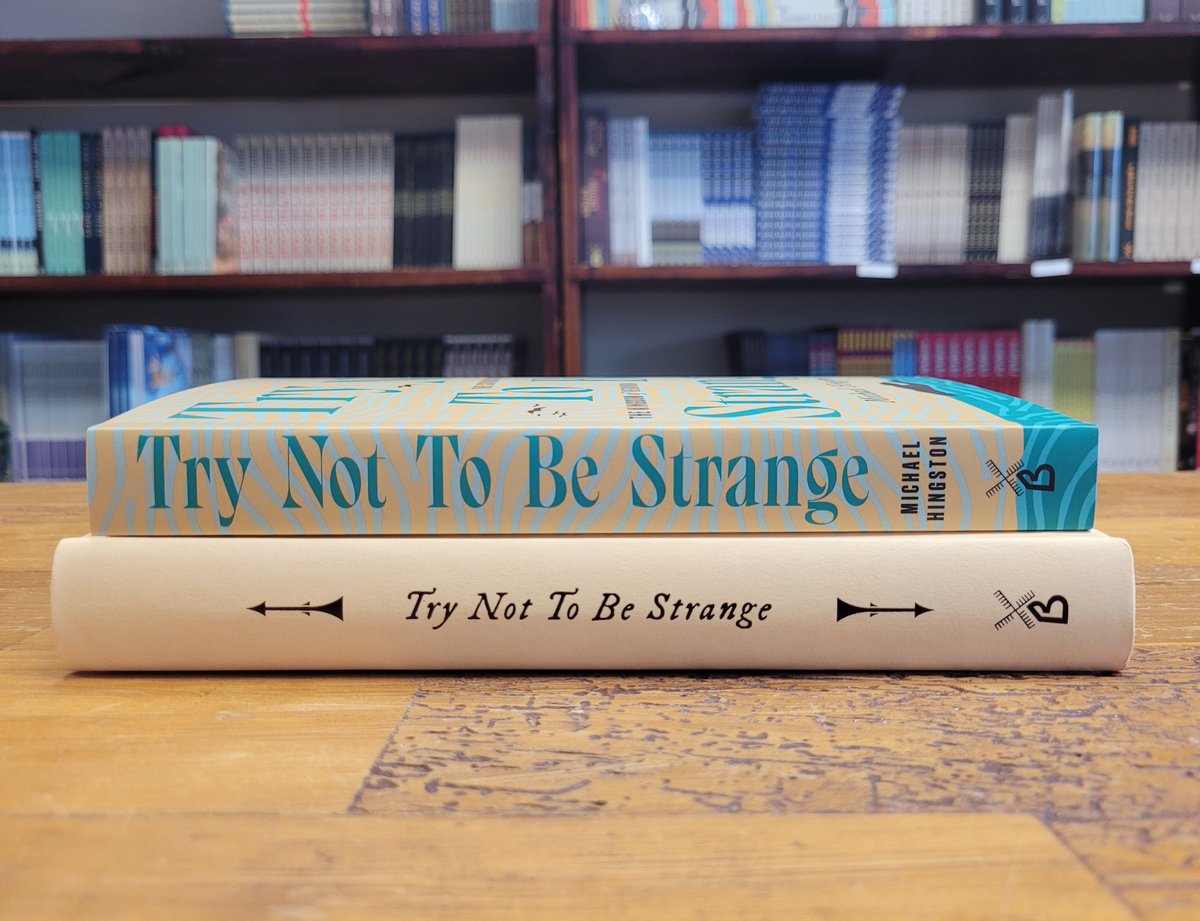 biblioasis's tweet photo. Try Not to Be Strange by @mhingston comes out tomorrow!

Hot tip...we have signed hardcover, limited editions available directly through our website:
https://t.co/7r2GSb7chF

#Biblioasis #TryNotToBeStrange #Redonda #hardcoverlove #signededitions #limitededition https://t.co/pQOu5ucNQZ