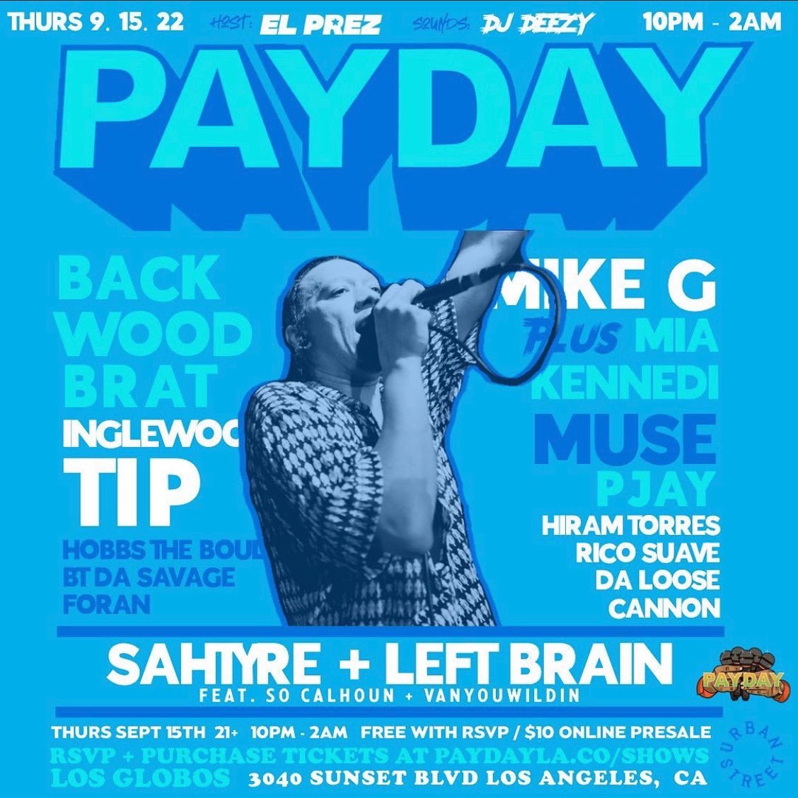 DeLooseCannon's tweet image. LIVE! Thursday 9/15 at @LosGlobos_LA 

Cop your ticket for $10 + select ‘de Loose Cannon’ 🎟

Hosted by @elprezdeLA and @payday_la 💰 I’m playing some unreleased joints don’t miss it 👀

#deLooseCannon #LofiHipHop #AltHipHop #AlternativeHipHop