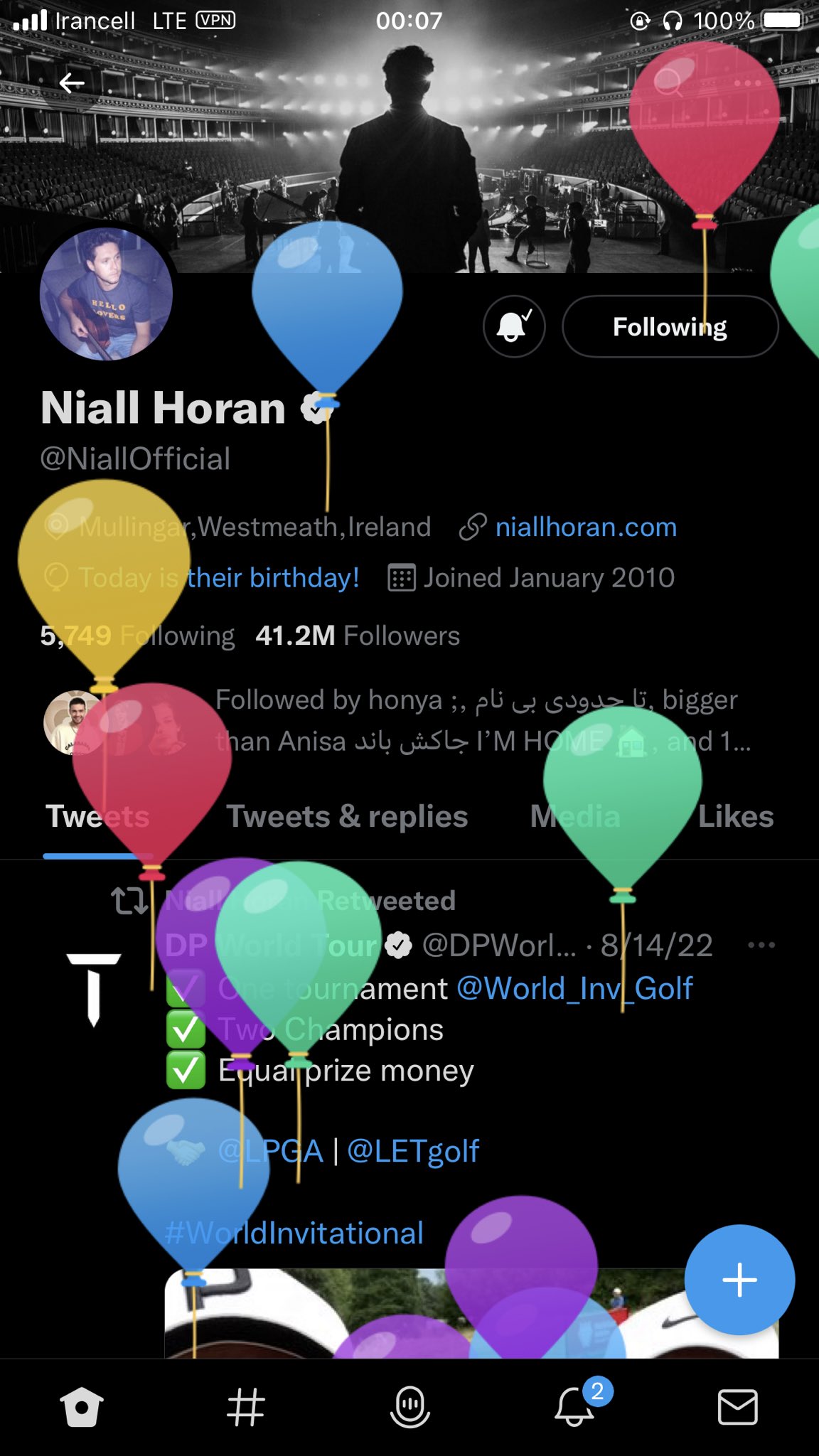                             HAPPY BIRTHDAY NIALL HORAN   