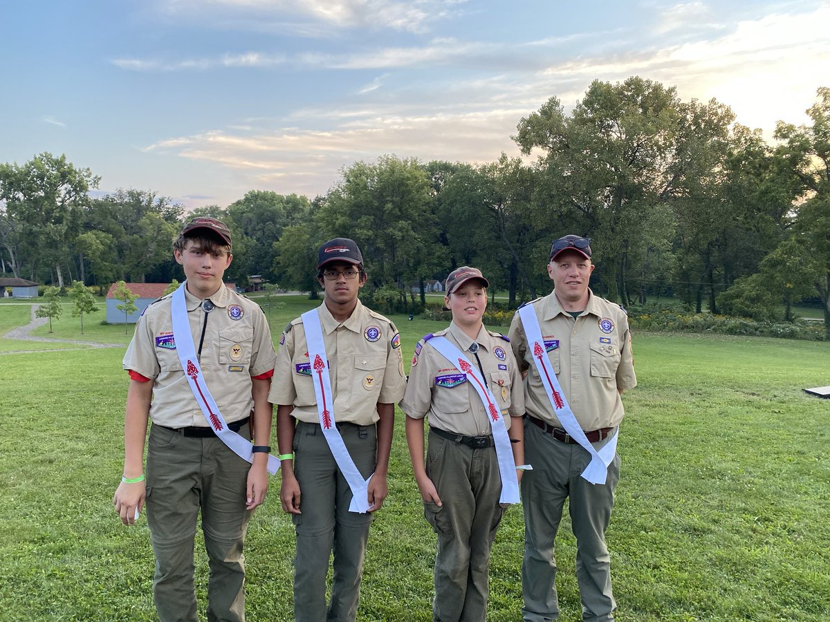 BSATroop57's tweet photo. We are so proud of these scouts and leader for completing their #OAOrdeal ! #CheerfulService is central to @boyscouts Honor Society, @oabsa . Congrats to the newest members of @OA41CR ! https://t.co/uO3UMUCFsg