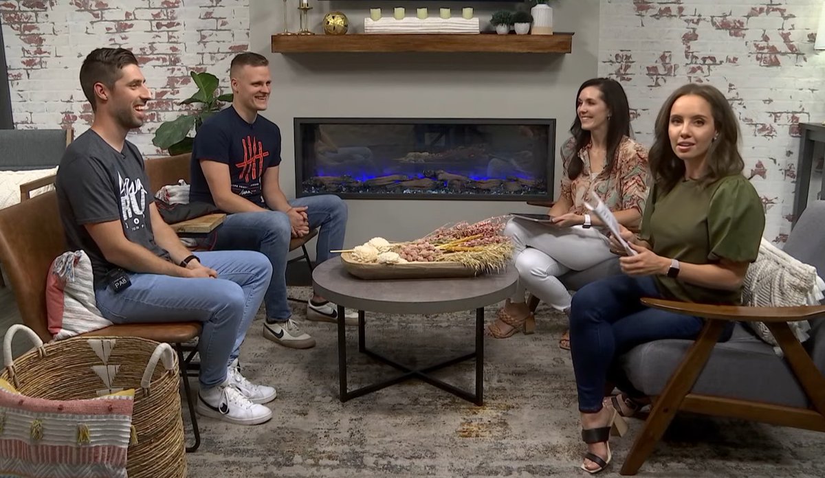 CUArunaRun's tweet photo. Thanks to @ciLivingtv for having Matt and Peter on to help get the word out. Join us on September 24th! #RunForHer https://t.co/5dheZVqV7A https://t.co/9WrpGJ9xLs