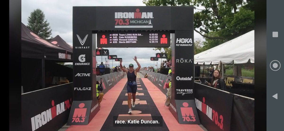 KGrensDuncan's tweet photo. Setting goals and achieving them feels so good!  #bucketlist #ironman703 Living what I preach to my students every day.  Active lifestyle, crushing goals &amp; do what you love! Was still able to walk ND made it to work today 😁! https://t.co/4PIo9oXtMN
