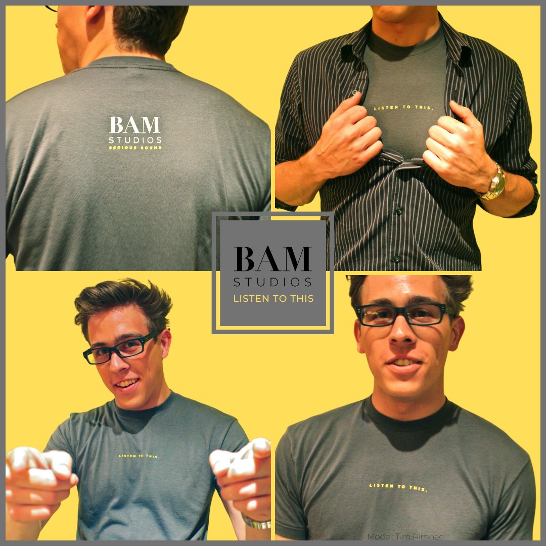 bamstudios's tweet photo. This is one seriously comfortable T-Shirt!  Only from BAM.
.
#TShirt #AudioPostProduction #AudioProduction #bamswag #sounddesign #soundmixing #digitalpatch #adr #soundfortv #soundforfilm #soundforbroadcast #soundforstreaming #SeriousSound #ListenToThis #Chicago #StudioLife https://t.co/lBzx1QnaCN