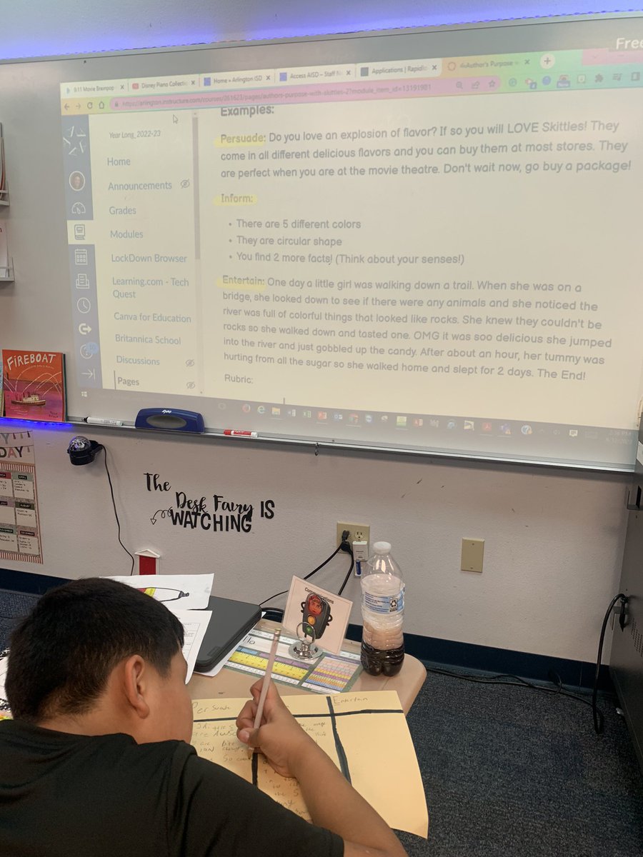 Fun- filled day of learning with density lab and author’s purpose with skittles. Great start to the week! <a href="/dmemerydodge/">Dawn Dodge</a> @slkurikka <a href="/ElemFitzgerald/">Fitzgerald Elementary</a>