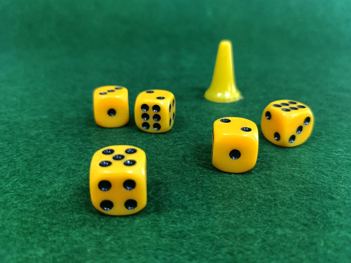 Seguramente en tu niñez jugaste al Cubilete, pero ¿sabes que existen más juegos súper interesantes solo con un puñado de dados?

Una alternativa de ocio diferente y original. ¡No te quedes con ganas de jugar!

t.me/briscatalogo