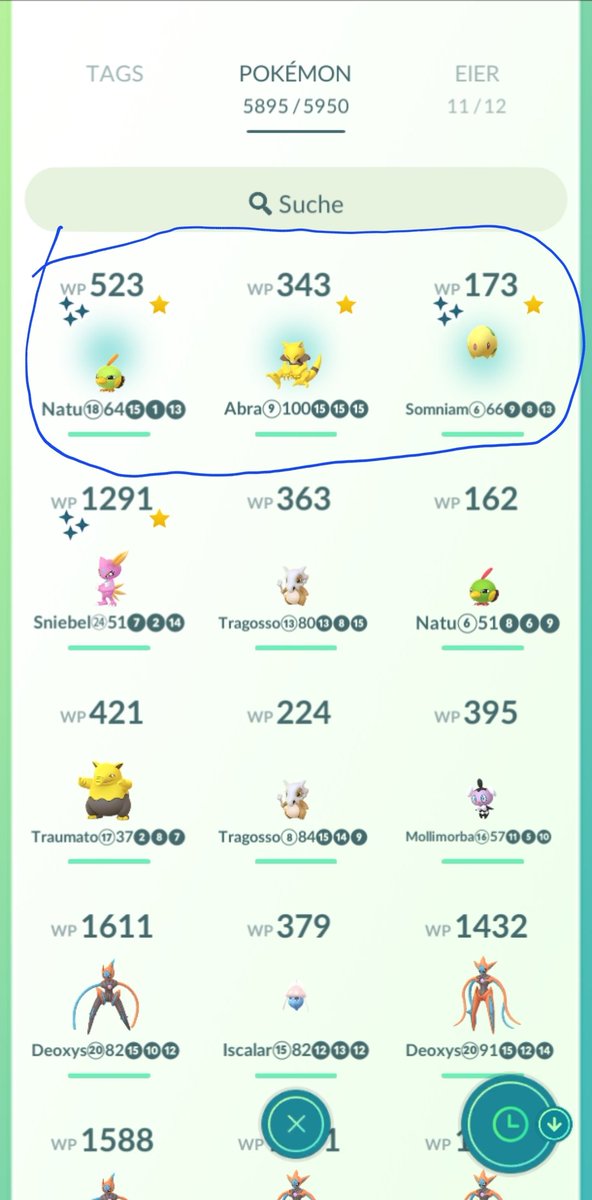Spayjo's tweet photo. Könnt schlechter laufen heute 🥳🤠 endlich mein Hunderter #abra und ein zweites shiny #somniam zudem ein shiny #natu
#ShinyPokemon #Abracadabra #simsala #Pokémongo #PokemonGO https://t.co/N4zwpiYnZ8