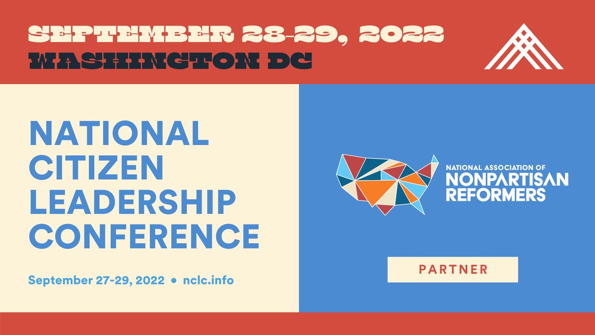 With partner organizations like <a href="/NANReformers/">National Association of Nonpartisan Reformers</a> American Promise and citizens from across the USA are working to make a difference #forourfreedom. Join the action. Meet us in Washington, DC Sept. 28-29th for #NCLC2022.