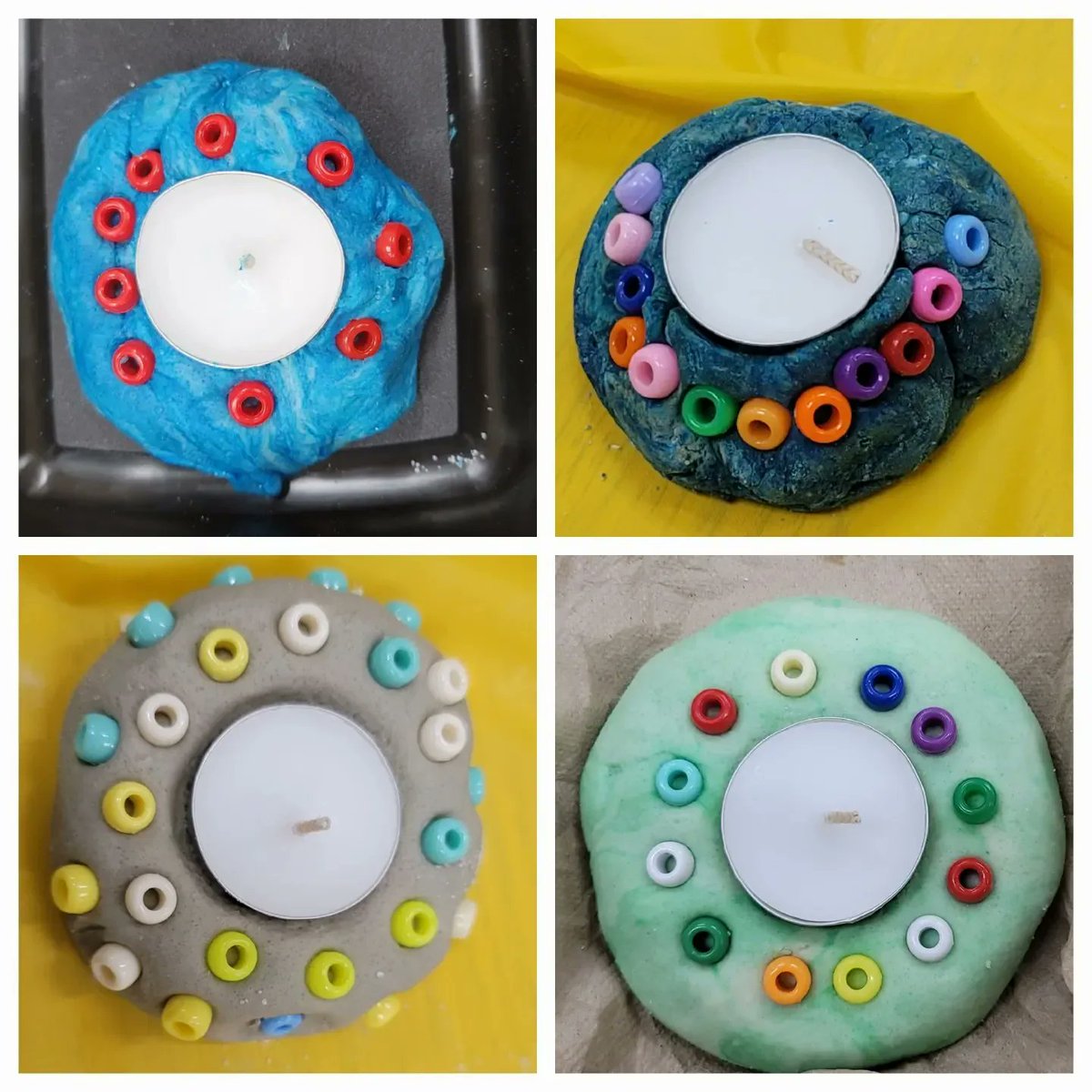 firststartcs's tweet image. Look at all these amazing candle 🕯 holders we made in today&apos;s PLAYDOUGH SLIME MASHUP with Union friends!
#firststartcs #firststartartstudio #unionelementary #zionsvilleindiana #zionsville #zvillemoms