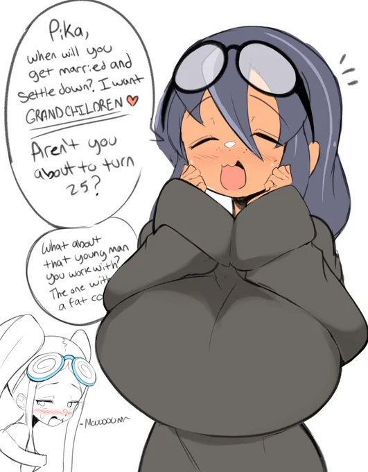 Mama Pika wants grandbabies ❤️ 