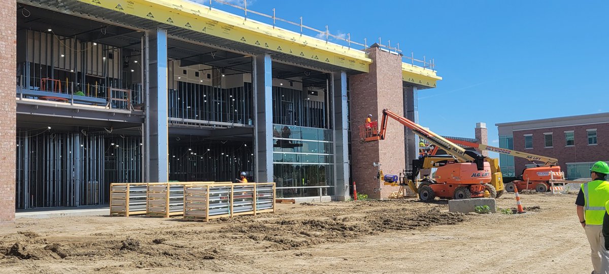 OCP_Contractors's tweet photo. Last week, some of our Toledo office employees got to tour one of our current projects, Promedica MOB!
OCP's Scope of Work on this project: Drywall, Metal studs, Acoustical ceilings, Insulation, Air barrier, Paint
#OCPContractors #DefiningTheSkyline https://t.co/VcRUGCqIwN