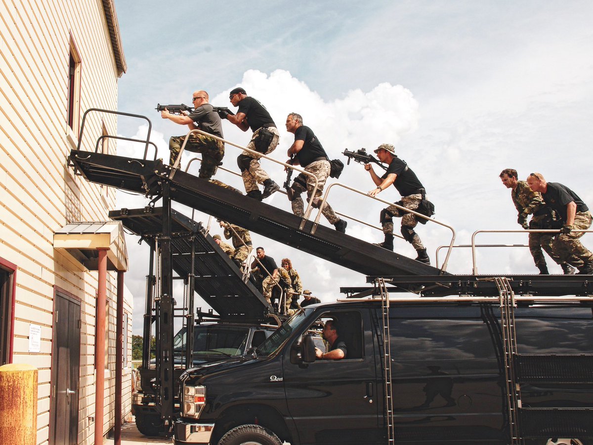 Patriot3Inc's tweet photo. PATRIOT3โs RAID ETS is a multi-purpose #tacticaldeployment vehicle. The turnkey solution includes the LIBERATOR #ElevatedTacticsSystem on a 4x4 Cargo Van, featuring an interior build-out for 10 operators and gear storage.
โ
Visit https://t.co/E5e2c3tlzI or email info@patriot3.com https://t.co/zO0Y1oH4bg