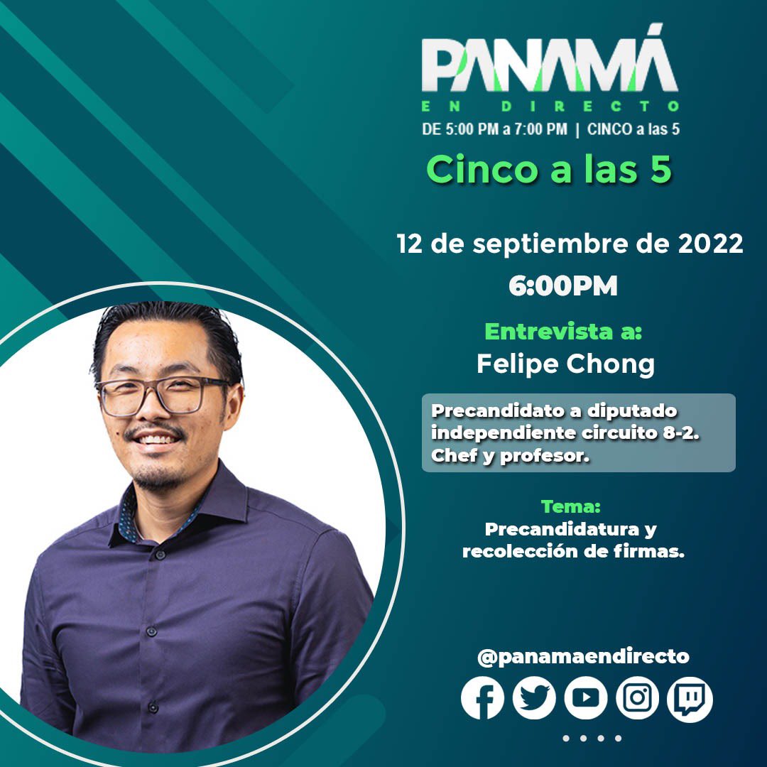 Panamá En Directo on Twitter "Hoy en Cincoalas5 conversamos desde las