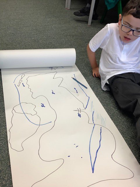 Lakeside_school's tweet photo. Y3/4CS have been locating the ice sheets that existed when humans first inhabited Britain. #geography #historicalknowledge https://t.co/RaASe8nqGS