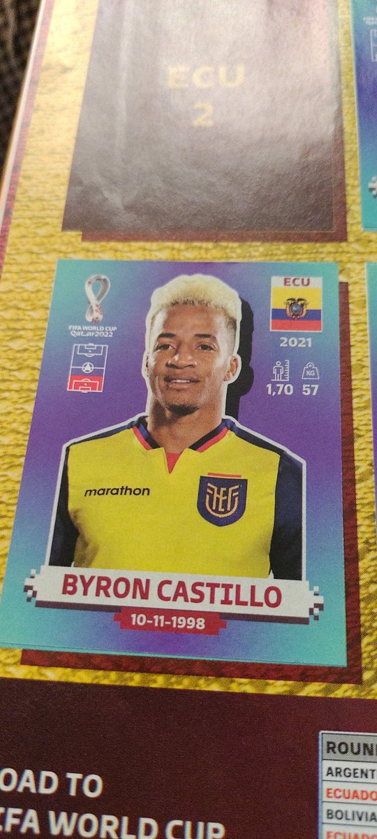 silvynho15's tweet photo. Tremendo error de Panini, me salió un colombiano en el álbum https://t.co/FJBXEK8ie0