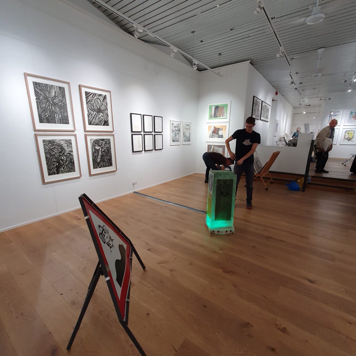 Lovely hanging day 

It’s a really beautiful exhibition of printmaking- very proud to exhibit alongside these extraordinary artists!

<a href="/LOOP_Artists/">Loop Artists</a> 
<a href="/HippoEditions/">Lynne Blackburn</a> 
<a href="/BanksideGallery/">Bankside Gallery</a> 

OPENING TOMORROW