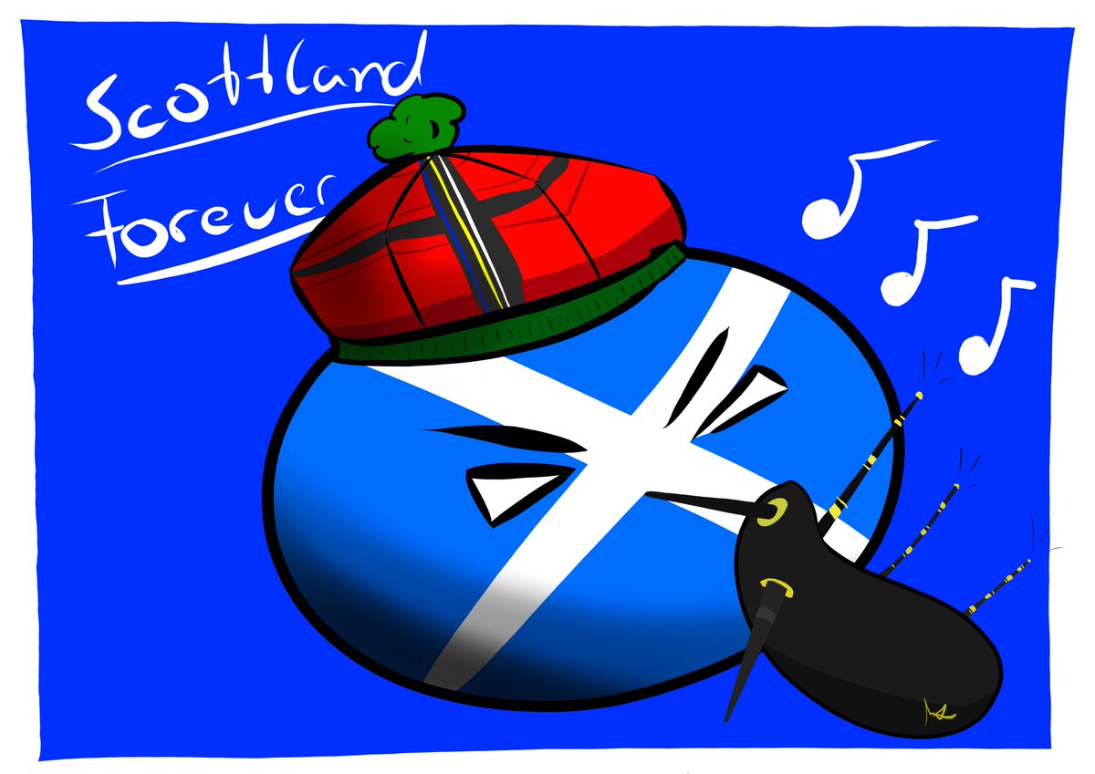 der_coole_typ66's tweet photo. Scottland Forever!!!!!!!!

#countryballs https://t.co/MQxXFVS1Ef