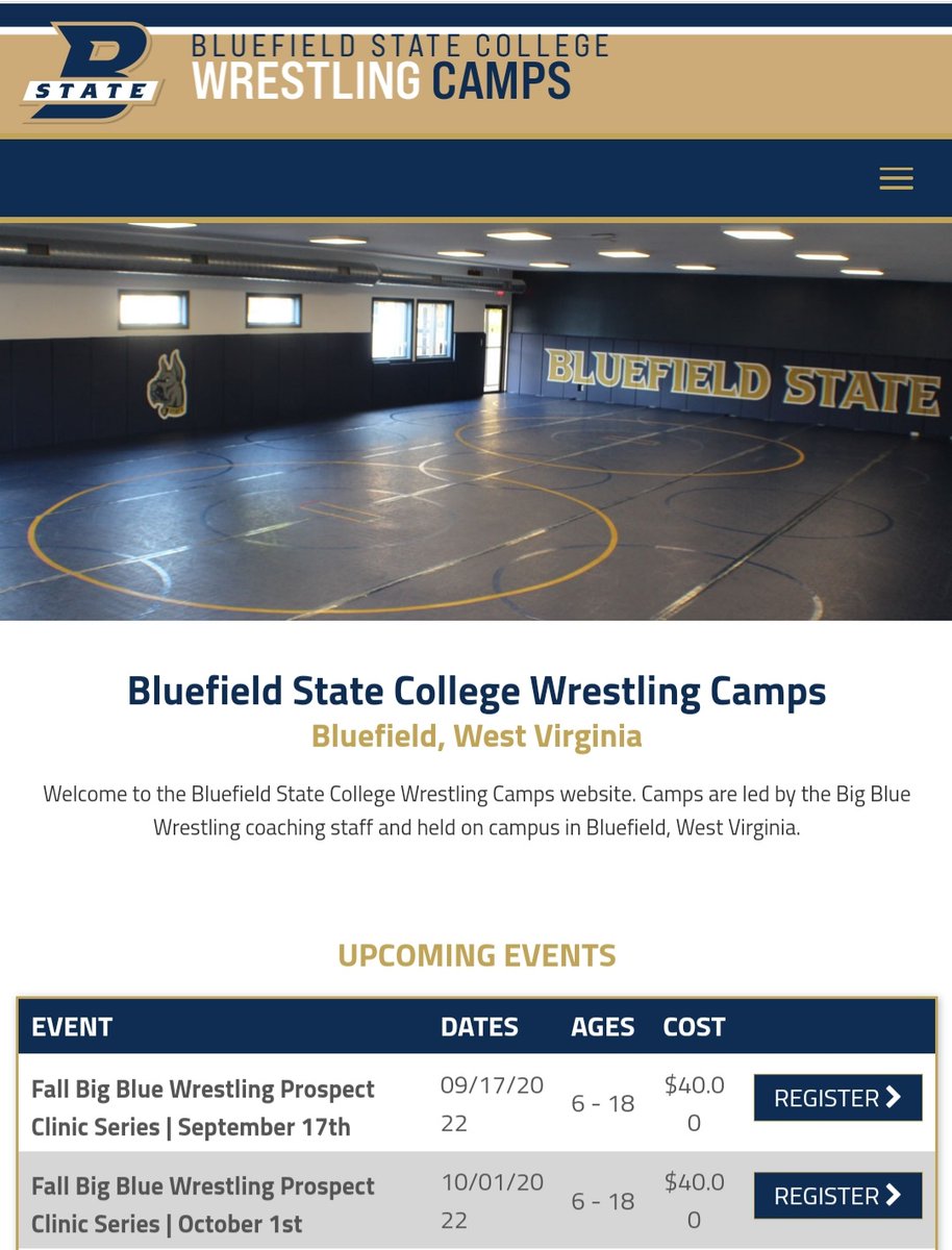 5 days out! Register today at bluefieldstatewrestling.com