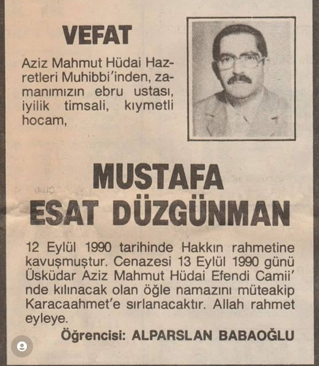 Turkkagidi's tweet photo. 12 Eylül Mustafa Düzgünman' ın 32. sene-i devriyesi. Mekânı cennet, kabri pür nûr olsun. https://t.co/lSjlImi2WO