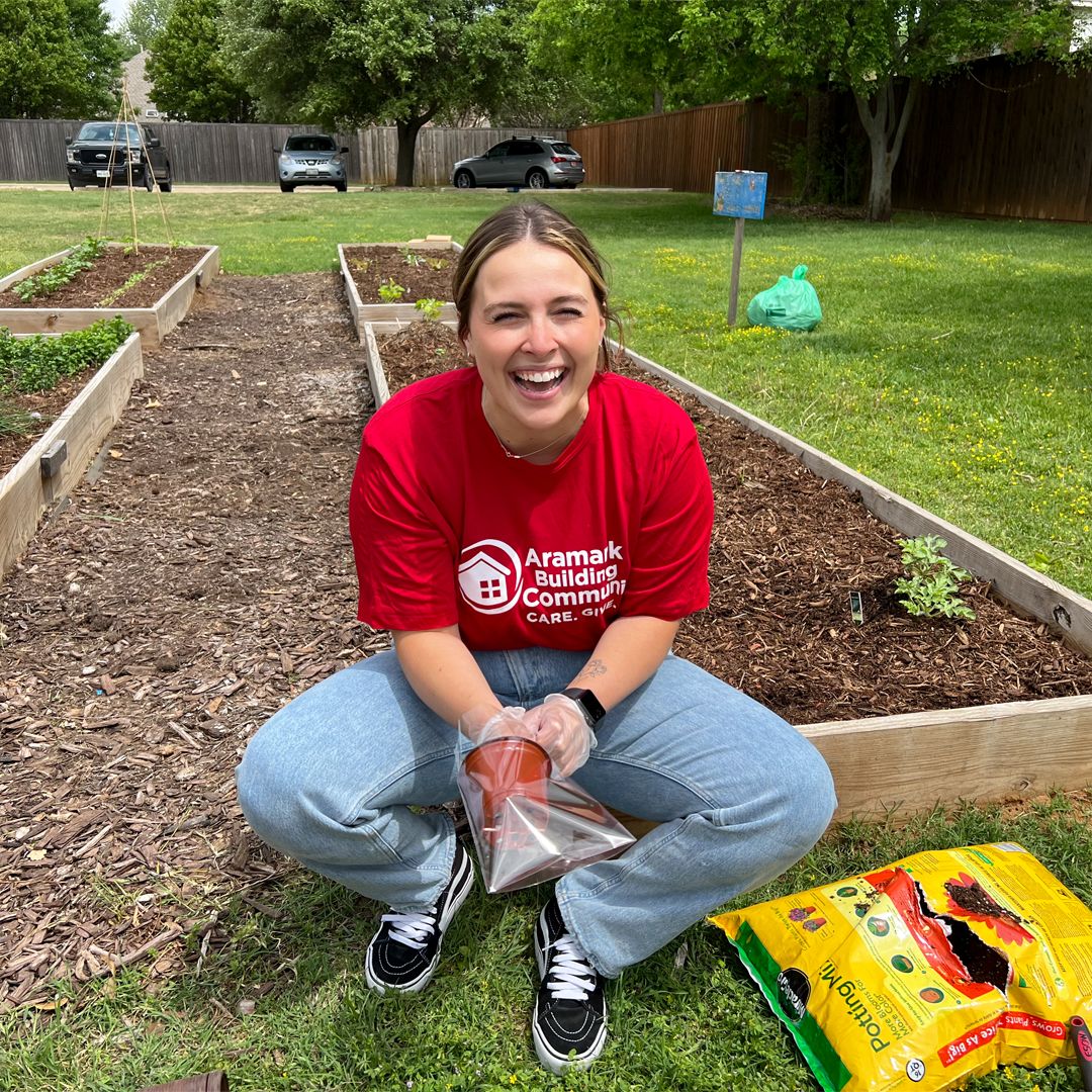 AramarkCareers's tweet image. We're counting down the days until Aramark Building Community Day — our global day of service! Who's excited? ⭐  Follow along for more #ABCDay content coming soon! #AramarkVolunteer #LifeAtAramark