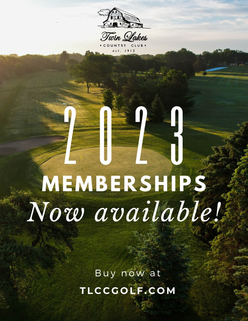 TLCC_Golf's tweet photo. Memberships are now available for the 2023 season! Purchase before September 30th or before 199 are sold for a discount! 
https://t.co/68D5Dxaqtw https://t.co/wS8Fh7EUVC