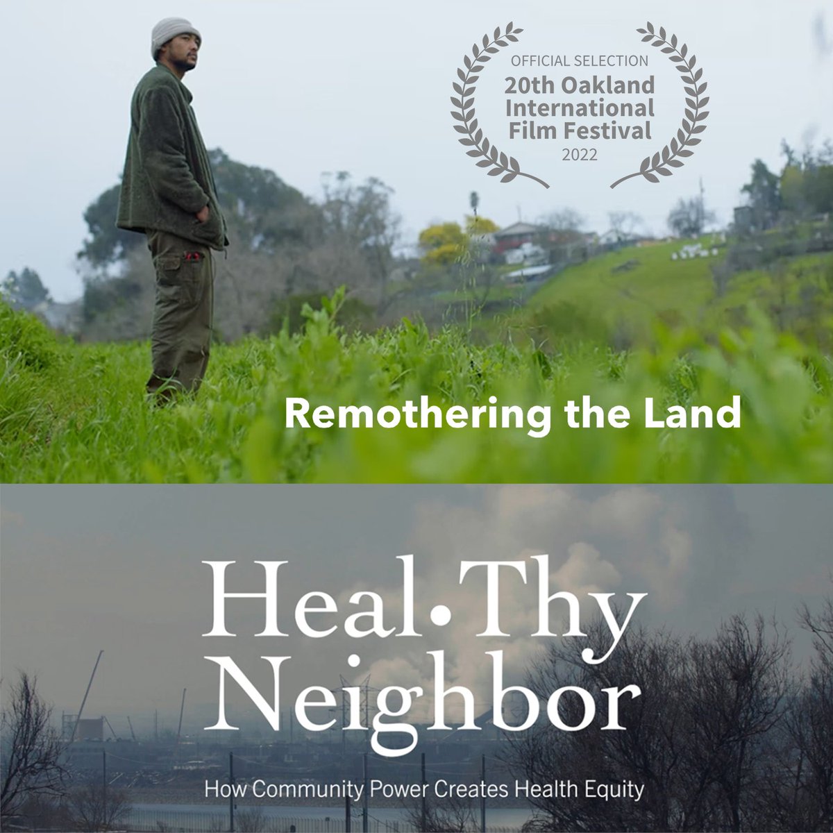 kontentfilms's tweet image. We're super psyched to have TWO of our short films screening at the #OaklandInternationalFilmFestival @oiff! "Remothering the Land" and "Heal•Thy Neighbor - Atlanta" screening dates and times in September can be found at oiff.org