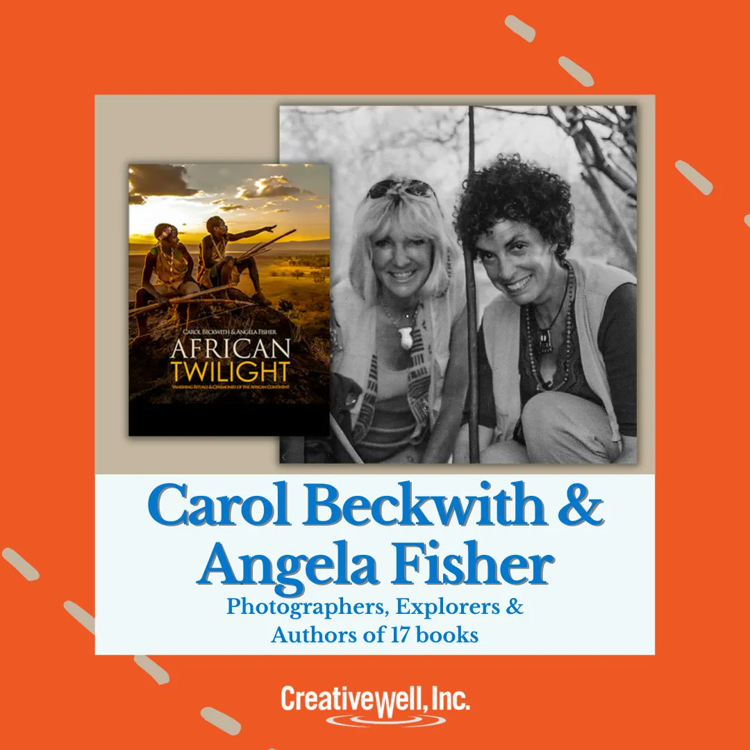Creativewellinc's tweet photo. Happy Monday! Today we'd like to highlight Carol Beckwith and Angela Fisher: This team of world-renowned photographers has produced seventeen widely acclaimed books and made four films about traditional Africa.  

More info here: https://t.co/NM8wCSZLlk https://t.co/nvO7RpVPWb