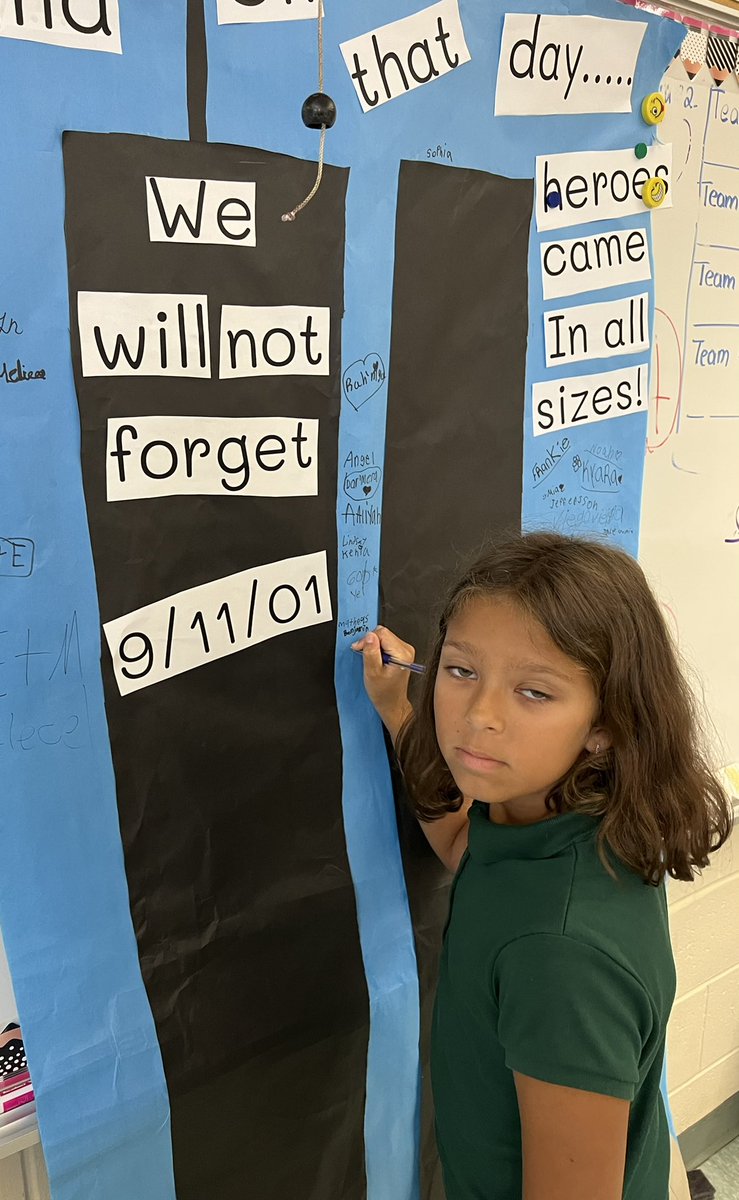 Erin Hennelly (@erinhennelly) on Twitter photo Remembering the victims and heroes of 9/11 and honoring their memory by demonstrating kindness, generosity and acceptance to all!
<a href="/AmerigoSchool/">Amerigo A. Anastasia School</a>
<a href="/LBpublicschools/">Long Branch Public Schools</a>
<a href="/ErinHennelly/">Erin Hennelly</a> Remembering the victims and heroes of 9/11 and honoring their memory by demonstrating kindness, generosity and acceptance to all!
<a href="/AmerigoSchool/">Amerigo A. Anastasia School</a>
<a href="/LBpublicschools/">Long Branch Public Schools</a>
<a href="/ErinHennelly/">Erin Hennelly</a>
