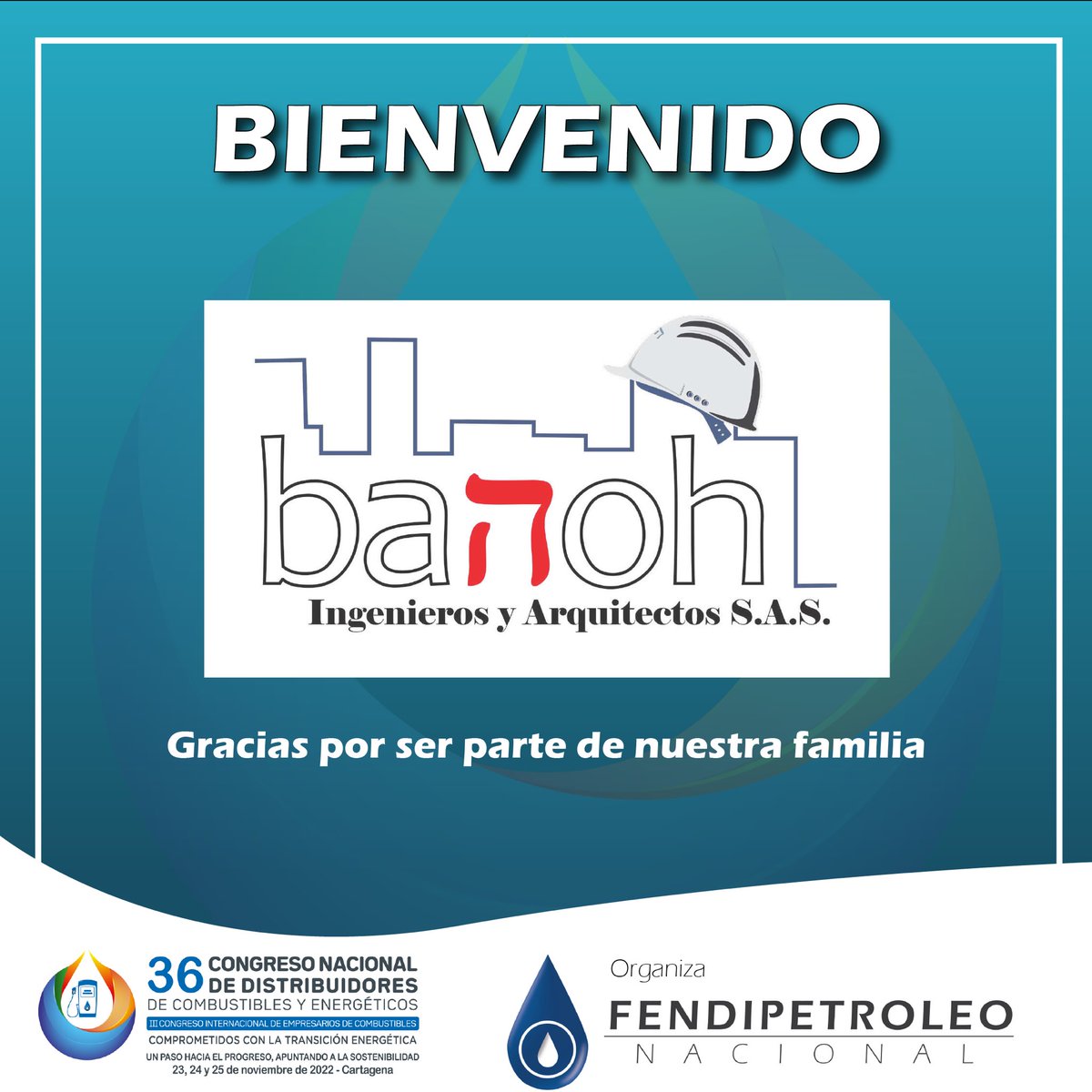 congresofendi's tweet photo. El #CongresoFendipetróleo es el evento ideal para reunirnos por nuestro sector. Y tú, ¿ya sabes cómo ser uno de nuestros patrocinadores? ⛽️🇨🇴 https://t.co/R0O2kgSbMz