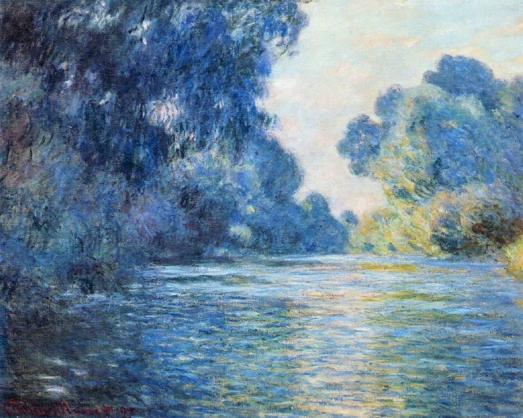 The Seine in Monet's painting.