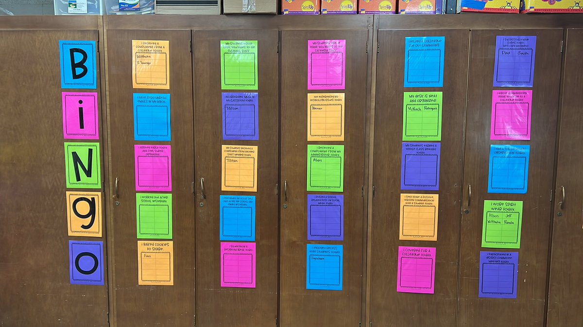 Staff BINGO is ramping up at NCES! <a href="/USD303/">USD 303 - Ness City</a>