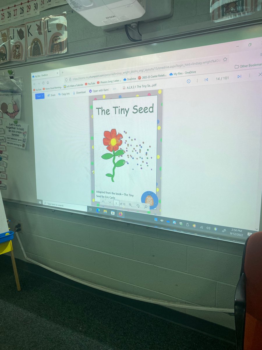 lindsaywright86's tweet photo. We had a fun day in Mrs. Wright’s class! We read The Art Lesson by Tomie DePaola and used paint to reinforce some of our core vocabulary words. For science, we read The Tiny Seed with some sensory surprises! https://t.co/TmYMtAYoJV