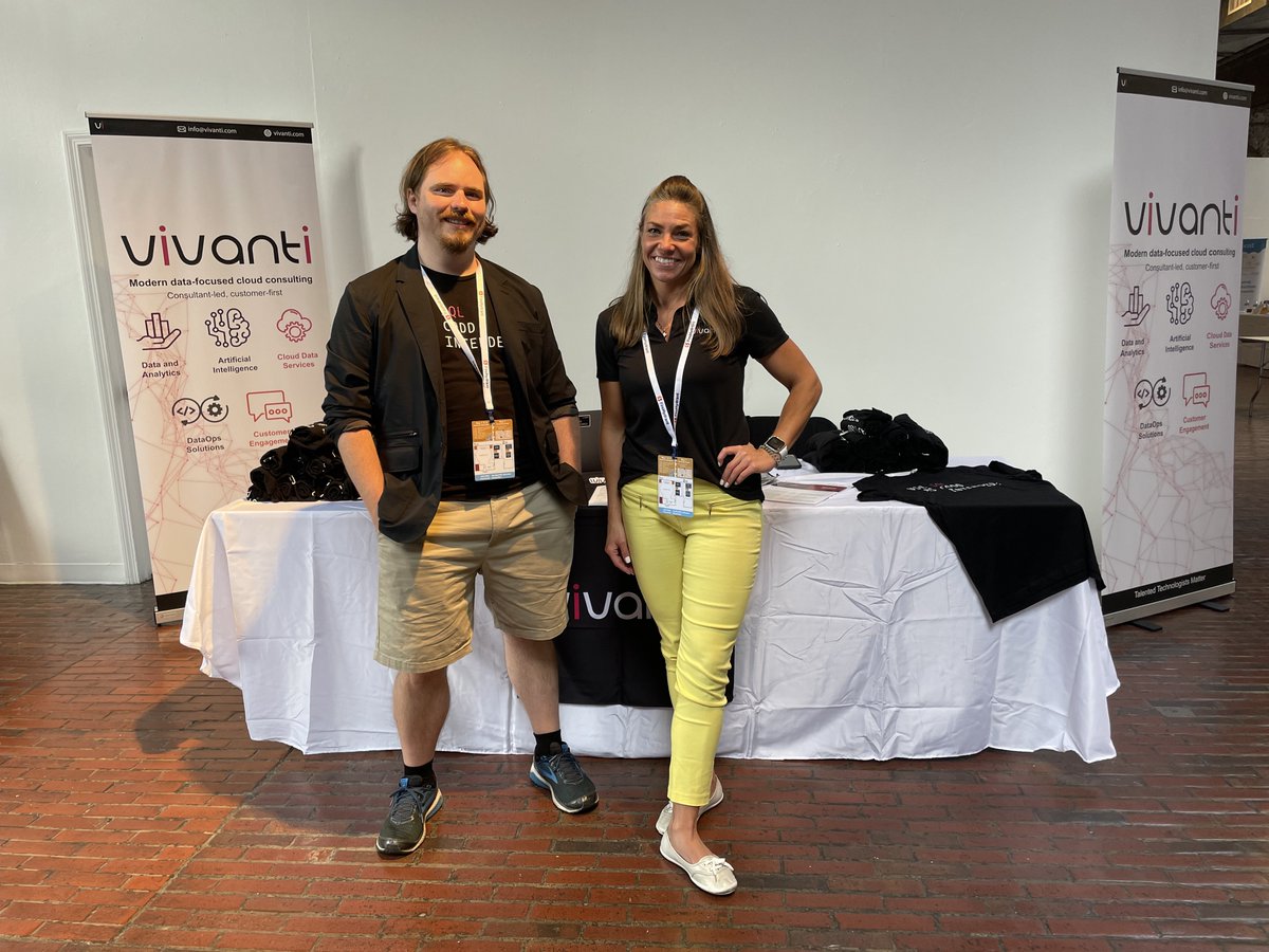 Vivanti_Consult's tweet image. Thanks to @devopsdaysbos for having @Vivanti_Consult  as a sponsor at #DevOpsDaysBoston 2022.

We’re giving away free 3-hour whiteboard sessions with our DevOps &amp;amp; Data Principal Consultants. Keen? Claim yours here: bit.ly/3DdeSp3

#DevOpsDays #DevOps #DevOpsCommunity